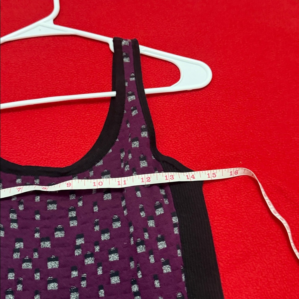 Pendleton Purple and Black Patterned Top - image 2